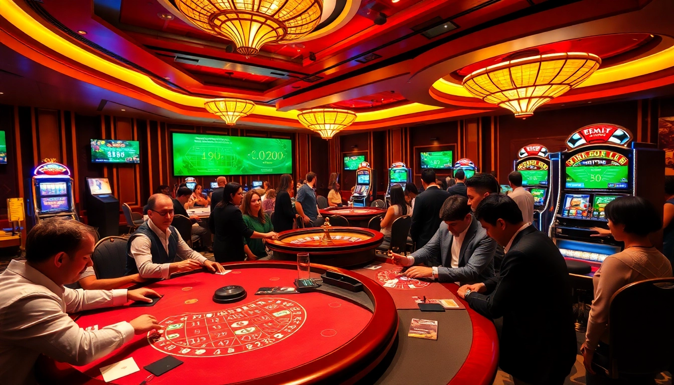 Experience the excitement of casino gaming at https://uu88.ngo/, featuring a vibrant blackjack table as players engage and bet.
