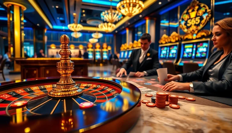 Experience thrilling moments at Casino C168 with vibrant games, luxurious ambiance, and captivating roulette action.