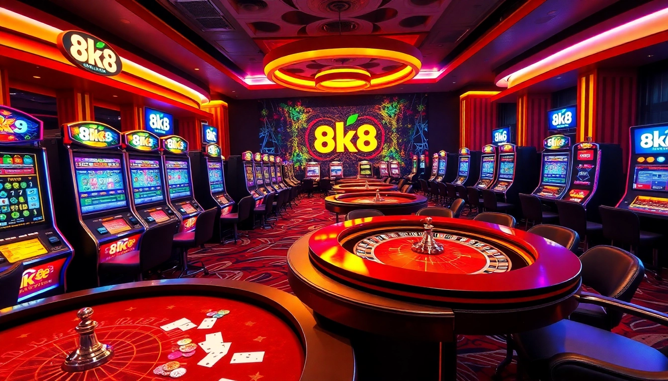 Experience thrilling wins with 8k8 at the opulent casino tables filled with excitement.